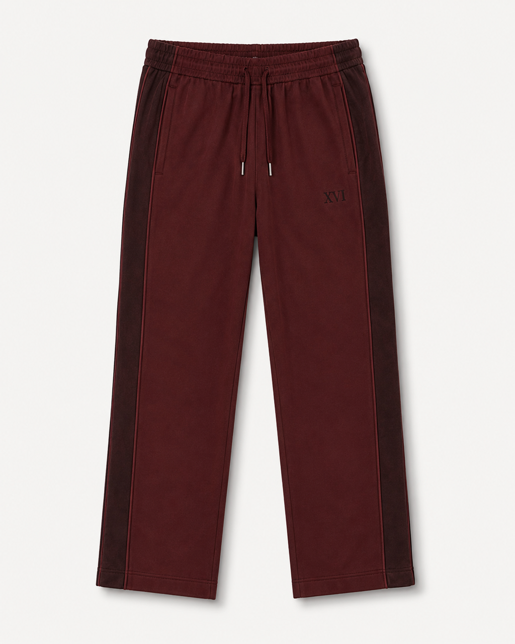XVI Monochrome Burgundy Premium Track Suit – Limited Edition