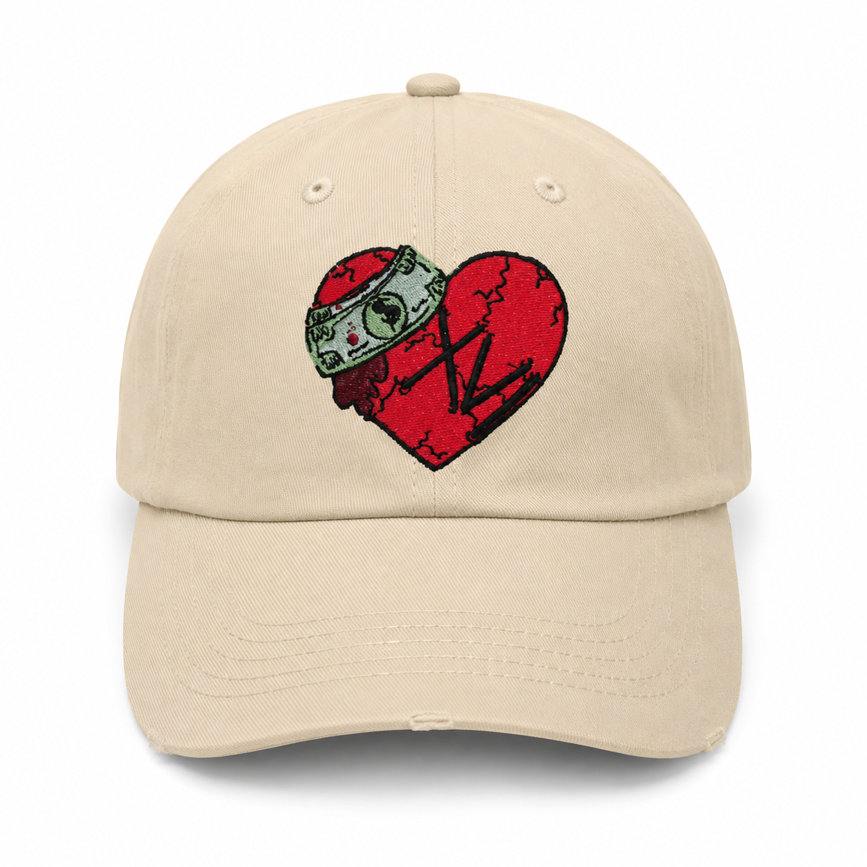 💸 Funds Over Feelings Embroidered Dad Hat | Premium Streetwear Cap ❤️‍🔥