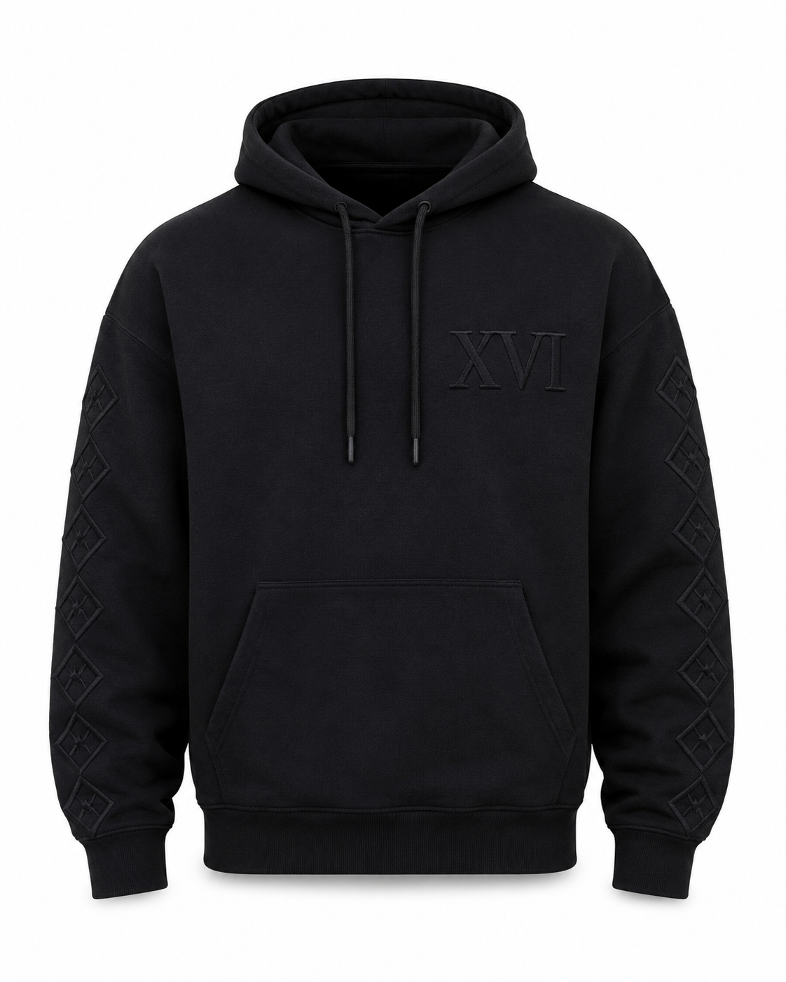 Luck Pida XVI Black Diamond French Terry Cotton Sweatsuit