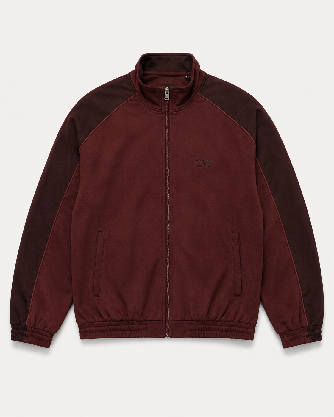 XVI Monochrome Burgundy Premium Track Suit – Limited Edition