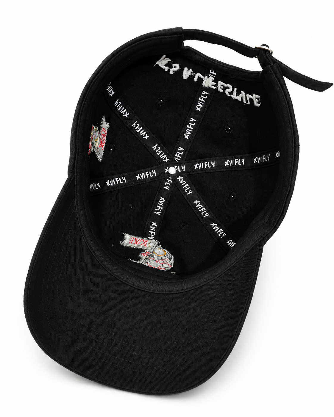 XVI Astronaut Embroidered Black Hat – Premium Streetwear Dad Cap 🚀🧢