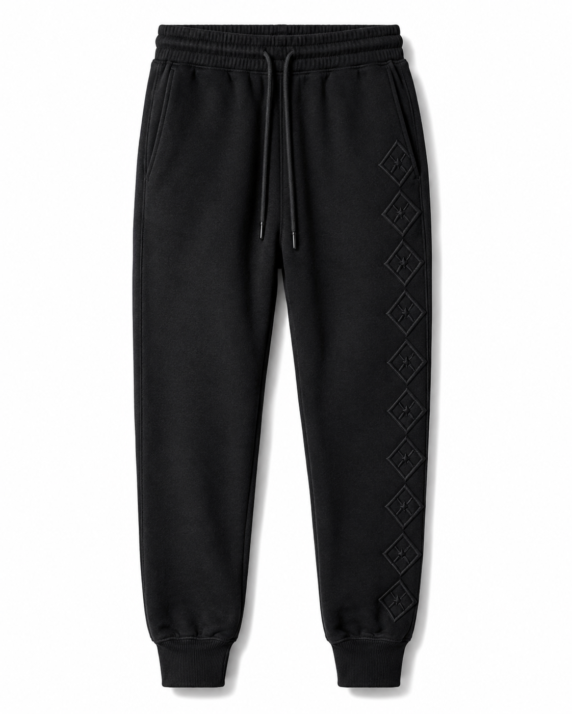Luck Pida XVI Black Diamond French Terry Cotton Sweatsuit